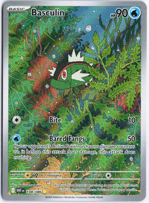 Basculin - Illustration Rare SV: White Flare 108/086 NM