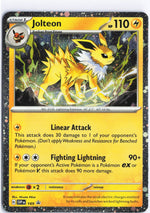 Jolteon - 169 (Cosmos Holo) Rare SV: Scarlet & Violet Promo Cards 135/165 NM