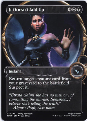 It Doesn't Add Up (Showcase) U Murders at Karlov Manor 299 NM