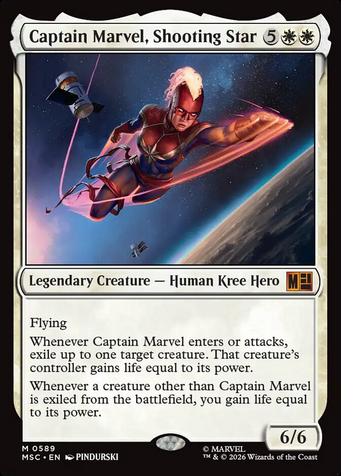 Captain Marvel, Shooting Star - Marvel Super Heroes Commander #589