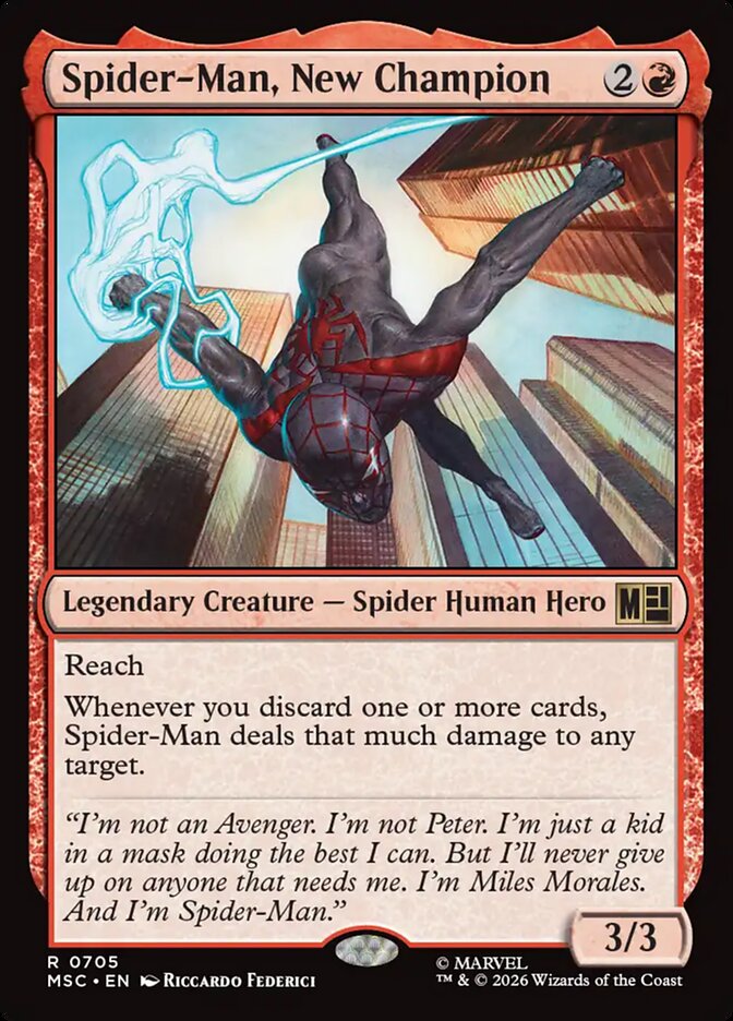 Spider-Man, New Champion - Marvel Super Heroes Commander #705