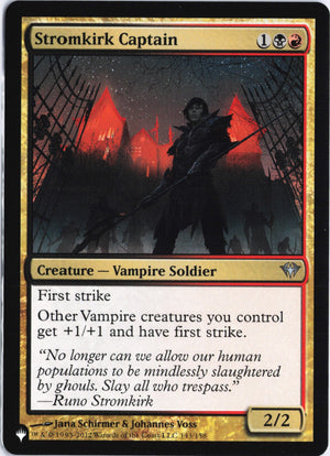 Stromkirk Captain U The List Reprints 143/158 NM