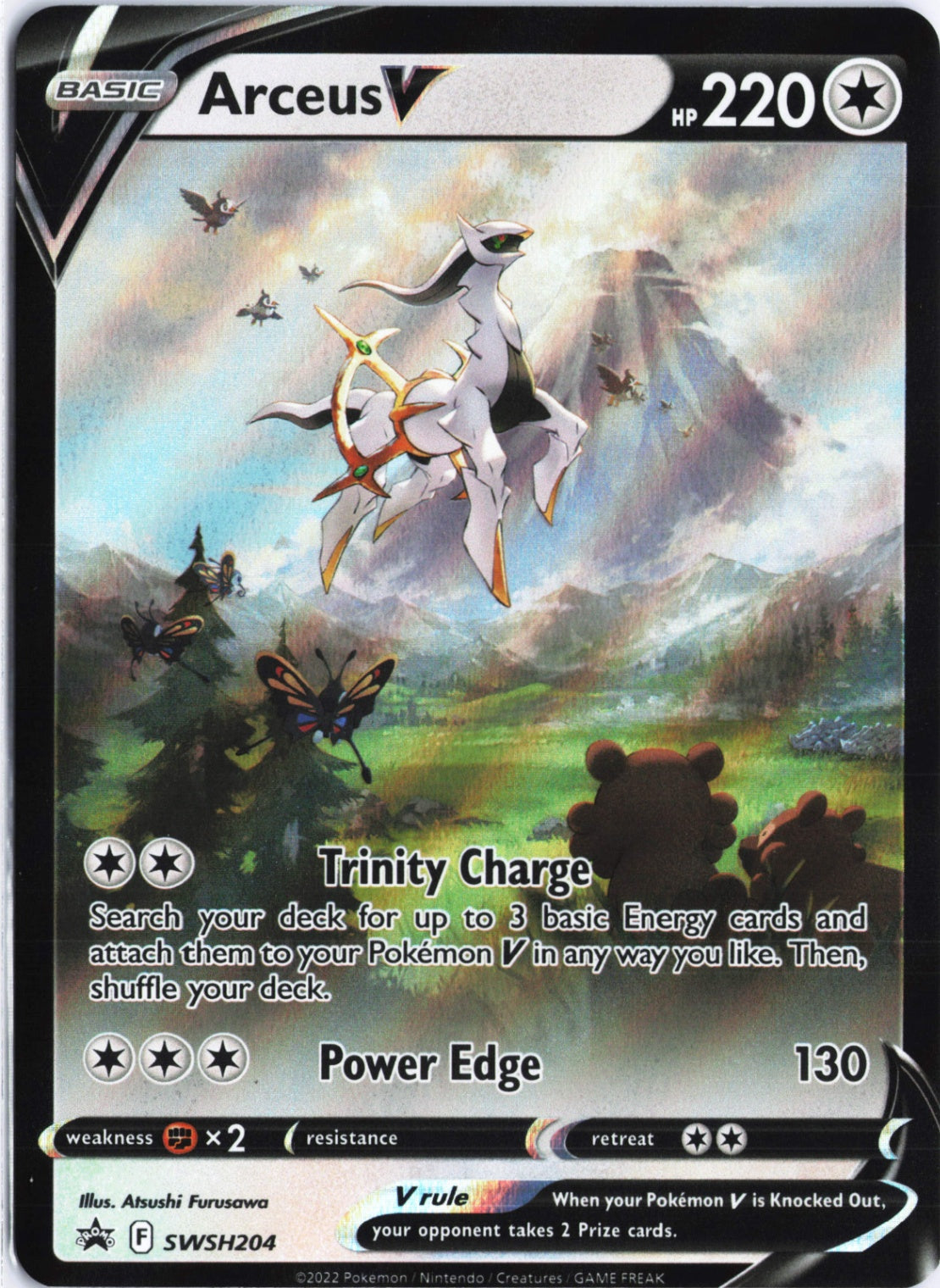 Arceus V - Promo SWSH: Sword & Shield Promo Cards SWSH204 NM