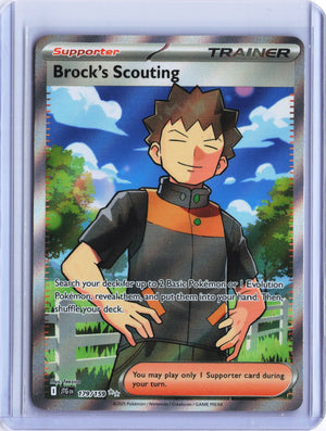 Brock's Scouting - Ultra Rare SV09: Journey Together 179/159 NM