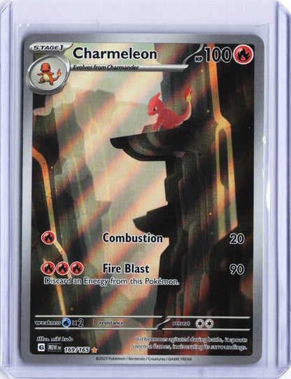 Charmeleon - Illustration Rare SV: Scarlet & Violet 151 169/165 NM