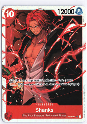 Shanks (004) SR Emperors in the New World OP09-004 NM