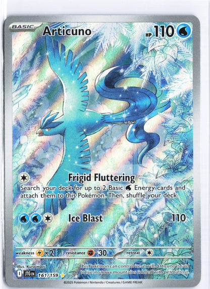 Articuno Illustration Rare SV09: Journey Together 161/159 NM