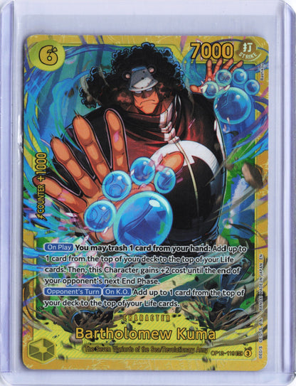 Bartholomew Kuma SEC Legacy of the Master OP12-119 NM