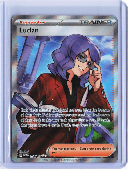 Lucian Ultra Rare SV06: Twilight Masquerade 208/167 NM