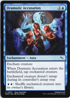 Dramatic Accusation C Murders at Karlov Manor 53 NM