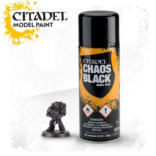 Citadel Chaos Black Spray Paint 9.9 oz