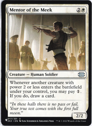 Mentor of the Meek U The List Reprints 017/024 NM