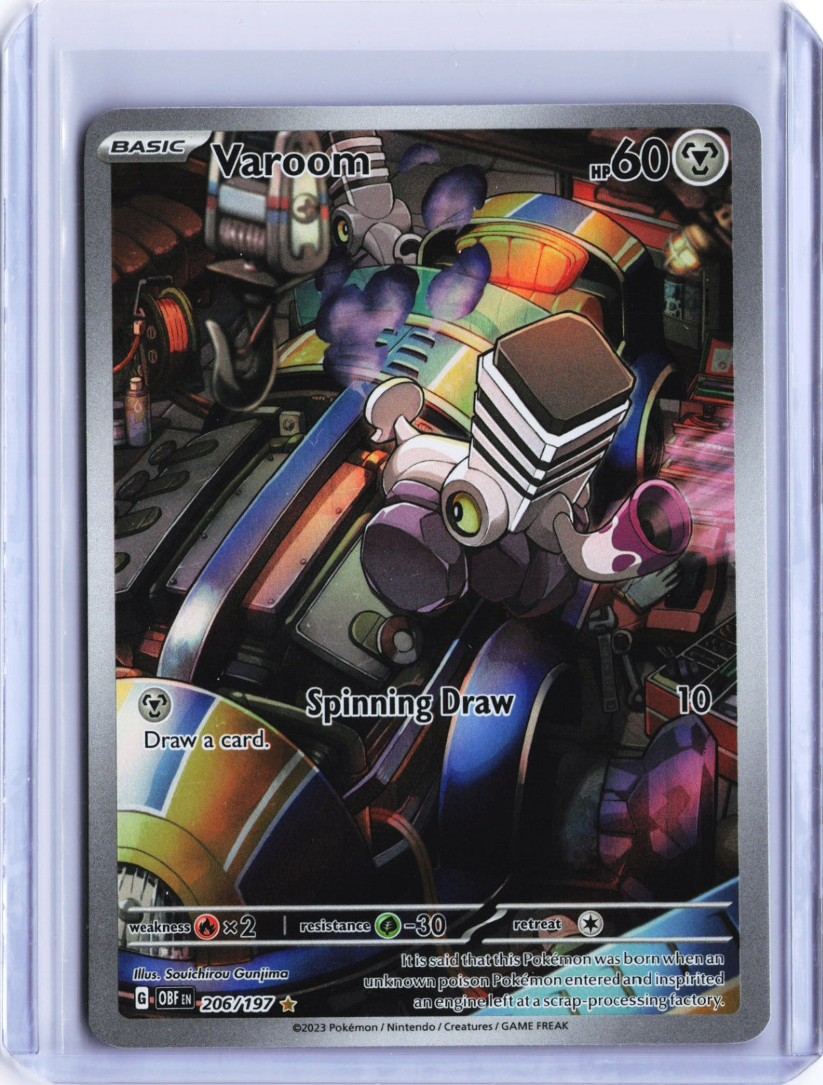 Varoom Illustration Rare SV03: Obsidian Flames 206/197 NM