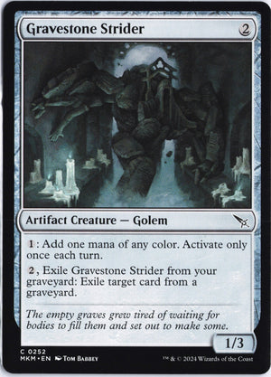 Gravestone Strider C Murders at Karlov Manor 252 NM