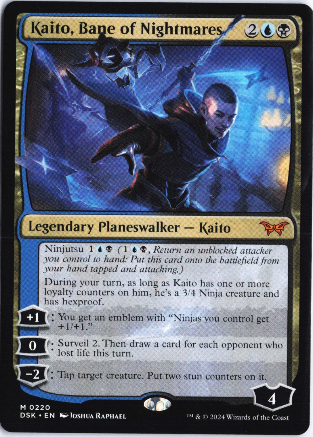 Kaito, Bane of Nightmares M Duskmourn: House of Horror 220 NM