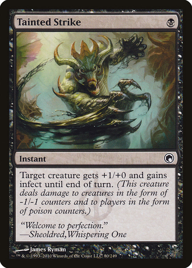 Tainted Strike - Scars of Mirrodin #80