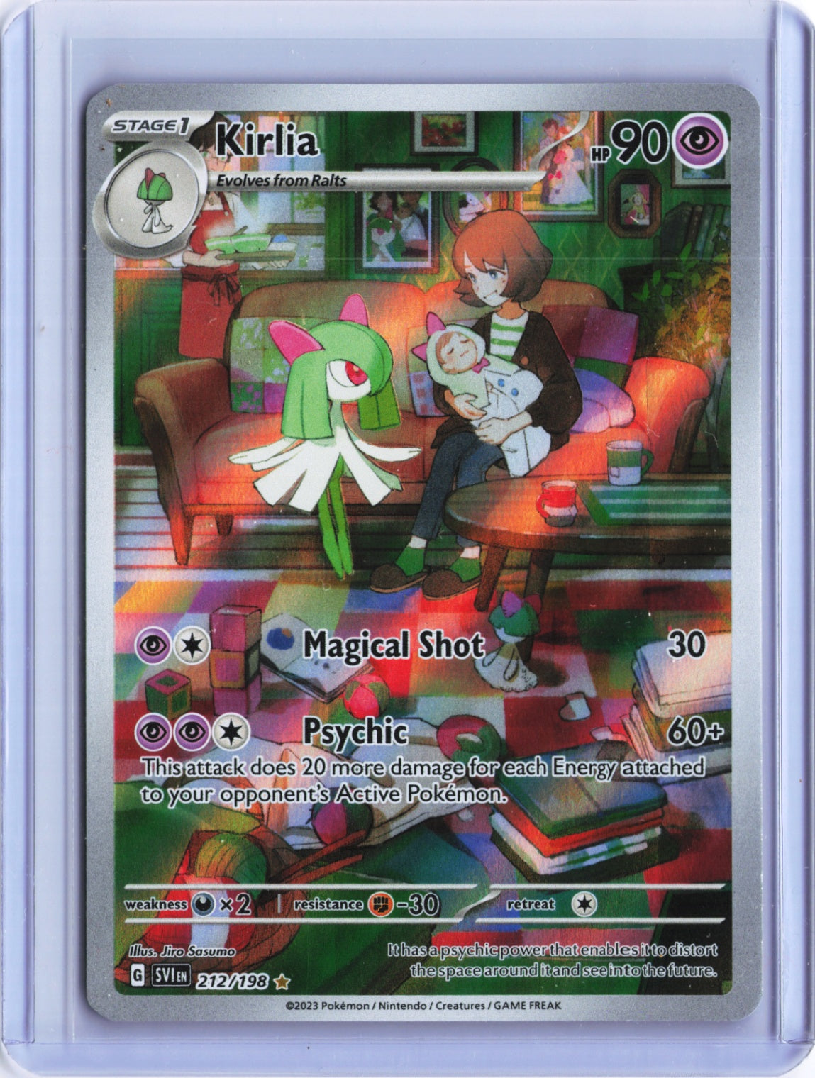 Kirlia Illustration Rare SV01: Scarlet & Violet Base Set 212/198 NM