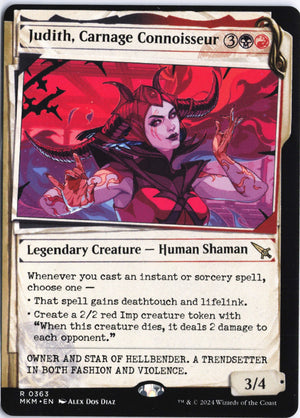 Judith, Carnage Connoisseur (Showcase) R Murders at Karlov Manor 363 NM