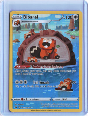 Bibarel Ultra Rare Crown Zenith: Galarian Gallery GG25/GG70 NM