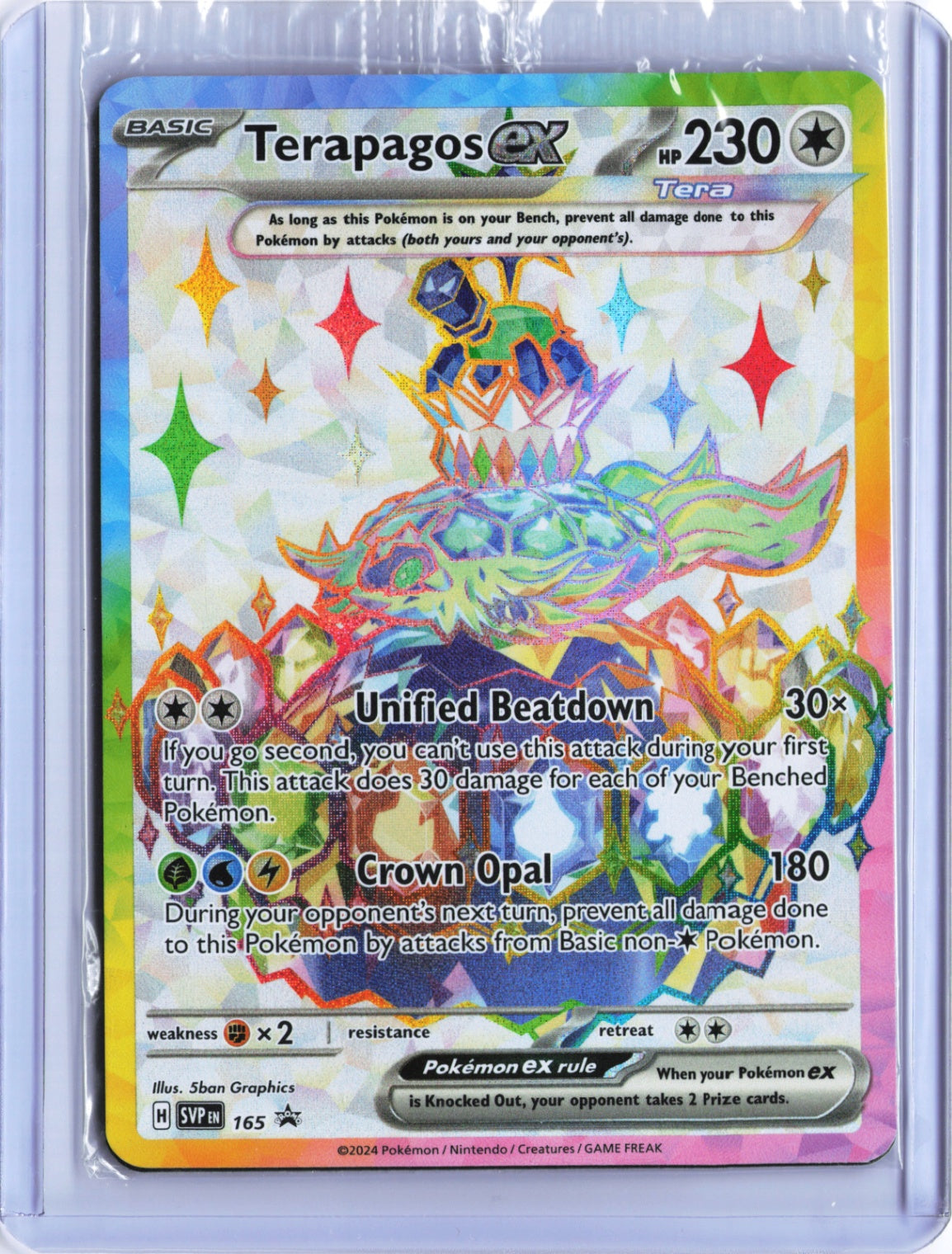 Terapagos ex - Promo SV: Scarlet & Violet Promo Cards 165 NM