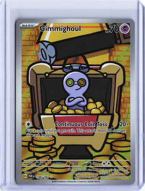 Gimmighoul - Illustration Rare SV04: Paradox Rift 198/182 NM