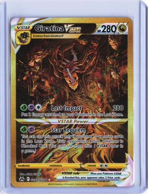 Giratina VSTAR (Secret) Secret Rare Crown Zenith: Galarian Gallery GG69/GG70 NM