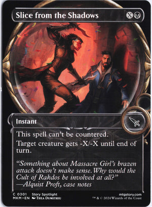 Slice from the Shadows (Showcase) C Murders at Karlov Manor 301 NM