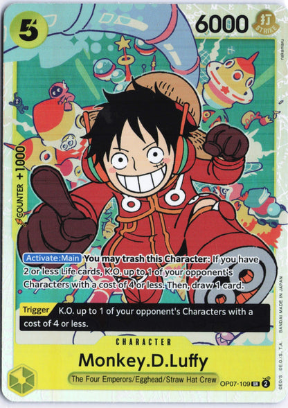 Monkey.D.Luffy (109) SR 500 Years in the Future OP07-109 NM
