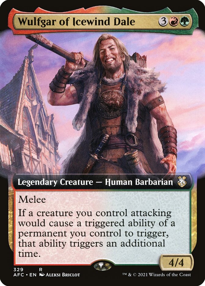 Wulfgar of Icewind Dale - Forgotten Realms Commander #329