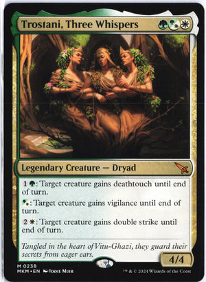 Trostani, Three Whispers M Murders at Karlov Manor 238 NM