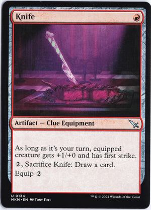 Knife U Murders at Karlov Manor 134 NM