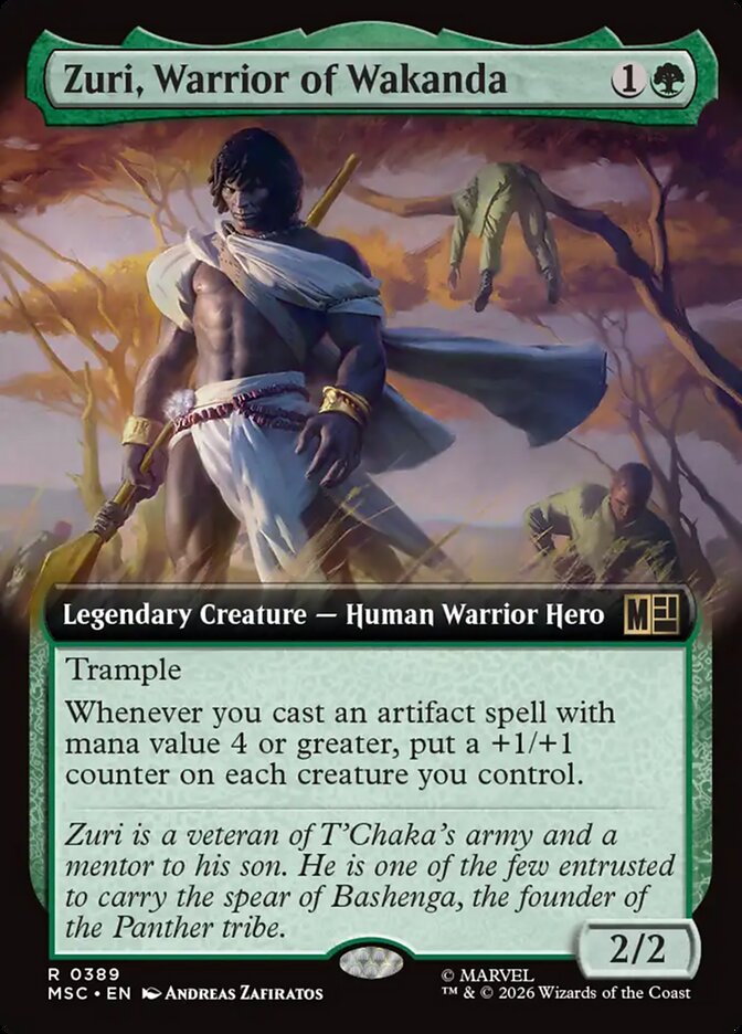 Zuri, Warrior of Wakanda - Marvel Super Heroes Commander #389