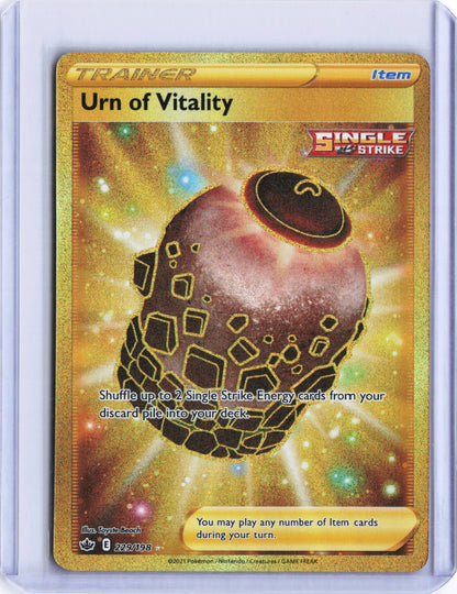 Urn of Vitality (Secret) Secret Rare SWSH06: Chilling Reign 229/198 NM