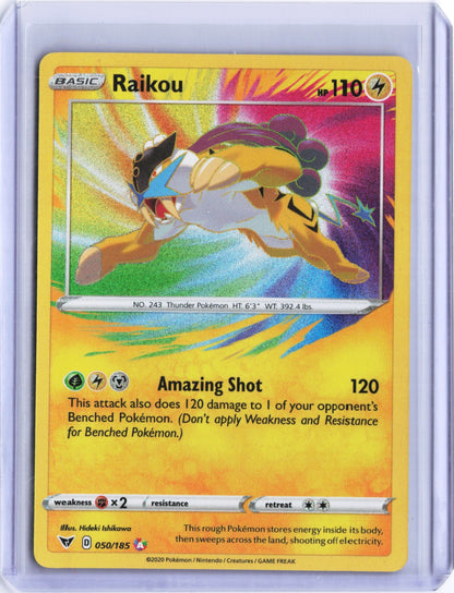 Raikou Amazing Rare SWSH04: Vivid Voltage 050/185 NM