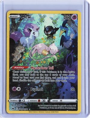 Mew Ultra Rare Crown Zenith: Galarian Gallery GG10/GG70 NM