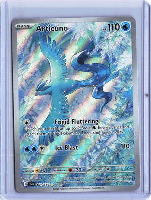 Articuno - Illustration Rare SV09: Journey Together 161/159 NM