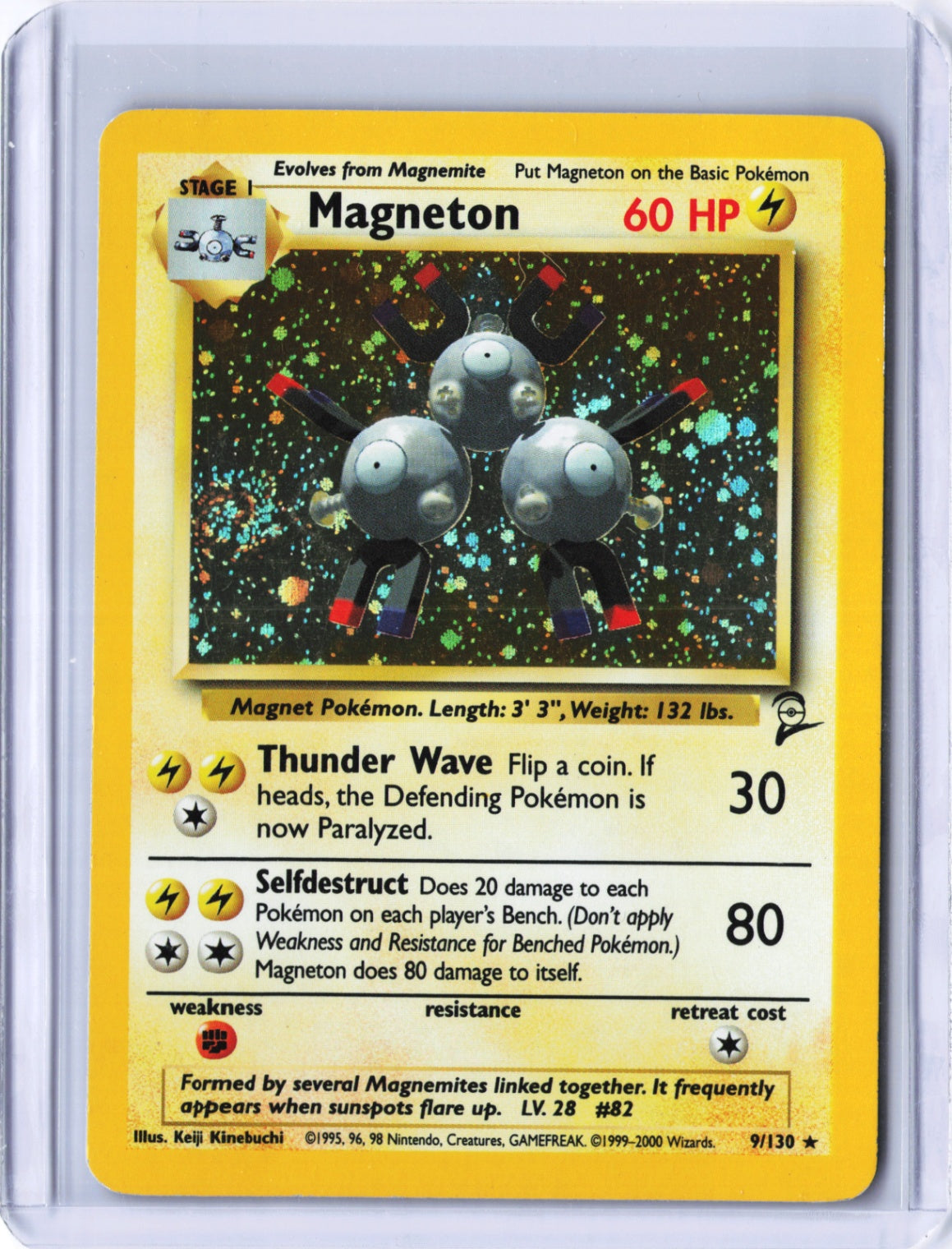 Magneton Holo Rare Base Set 2 009/130 LP