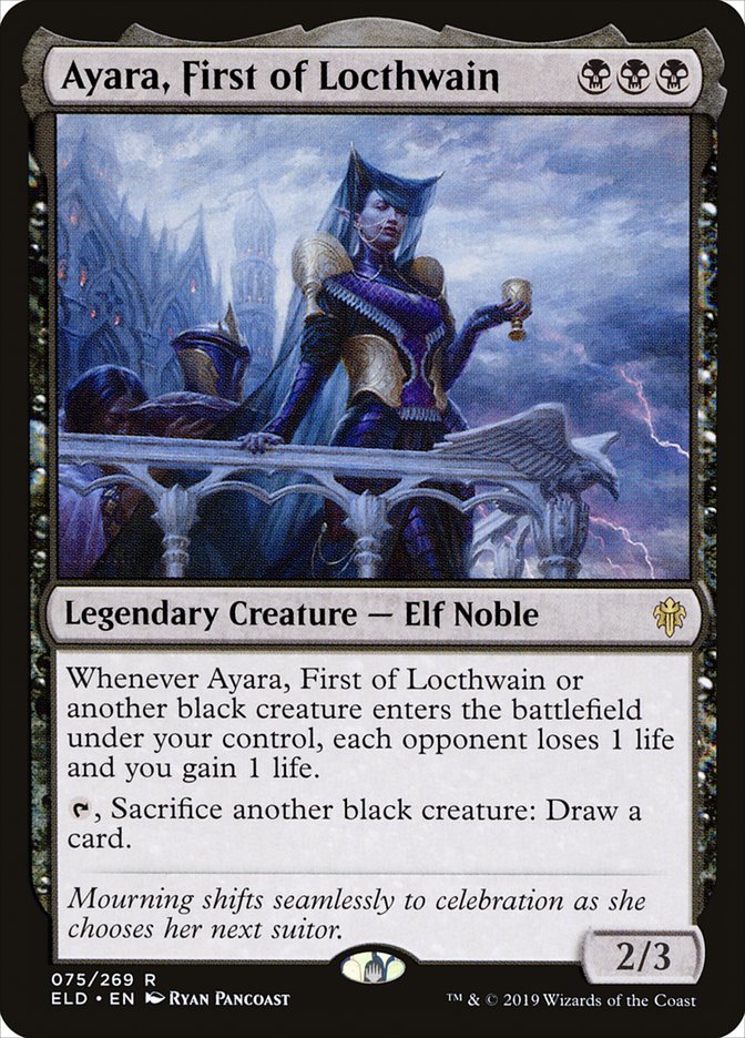 Ayara, First of Locthwain - Throne of Eldraine #75