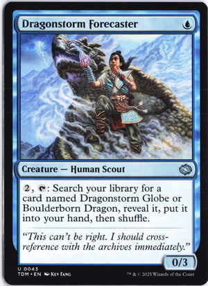 Dragonstorm Forecaster U Tarkir: Dragonstorm 43 NM