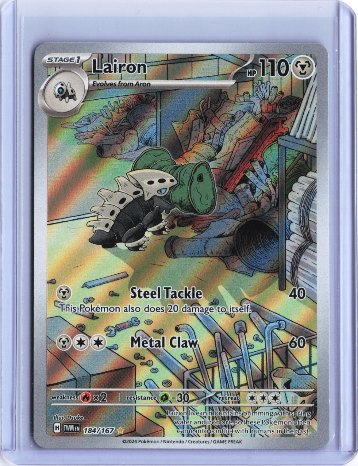 Lairon - Illustration Rare SV06: Twilight Masquerade 184/167 NM