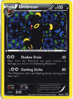 Umbreon Promo Black and White Promos BW93 LP