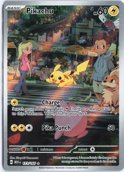 Pikachu Illustration Rare SV: Scarlet & Violet 151 173/165 NM