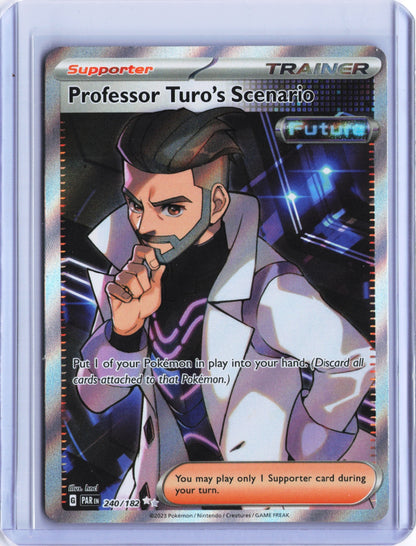 Professor Turo's Scenario Ultra Rare SV04: Paradox Rift 240/182 NM