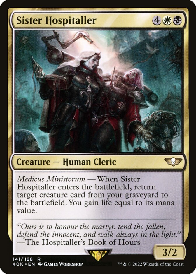 Sister Hospitaller - Warhammer 40,000 Commander #141