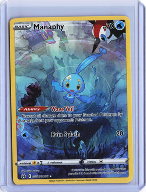 Manaphy Ultra Rare Crown Zenith: Galarian Gallery GG06/GG70 NM