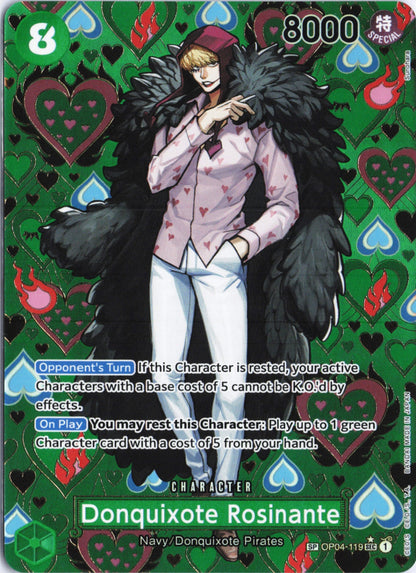 Donquixote Rosinante (SP) SEC Emperors in the New World OP04-119 NM