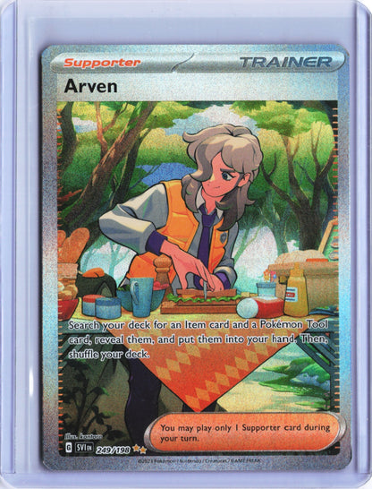 Arven - Special Illustration Rare SV01: Scarlet & Violet Base Set 249/198 NM