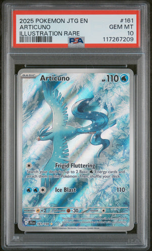 Articuno Illustration Rare Pokemon Jtg En-Journey Together 161 NM PSA 10